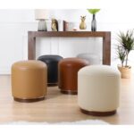 Σκαμπώ Milotte μπεζ 43x42cm ed6783 - Image 2