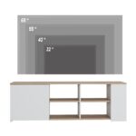 Έπιπλο τηλεόρασης Rome Oak 150x35x45cm ed6793 - Image 4