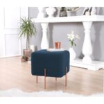 Σκαμπώ Rame navy blue 42x40cm ed6845 - Image 5