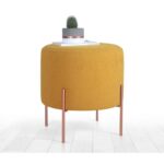 Σκαμπώ Rame μουσταρδί 42x40cm ed6878 - Image 5