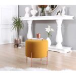 Σκαμπώ Rame μουσταρδί 42x40cm ed6878 - Image 4