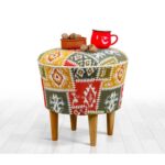 Σκαμπώ Rug multicolor 42x42cm ed6910 - Image 3