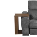 Βοηθητικό τραπέζι Single καρυδί μελαμίνη 35x45x61cm ed7013 - Image 4