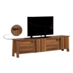 Έπιπλο τηλεόρασης Story καφέ 189x45x50cm ed7062 - Image 3