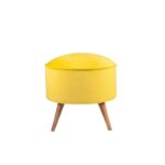 Σκαμπώ Buena 45x43cm μουσταρδί ed7087 - Image 4