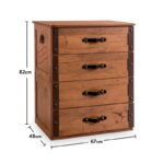 Συρταριέρα Pirata 67x48x82cm μοριοσανίδα ed7110 - Image 2