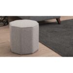 Σκαμπό Hexa καφέ 40x40x42εκ ed7141 - Image 2