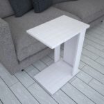 Βοηθητικό τραπεζάκι Pasific άσπρη μελαμίνη 30x43x61cm ed7184 - Image 4