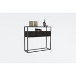 Κονσόλα Garda ανθρακί χρώμα 90x34x70cm μελαμίνη ed7293 - Image 4