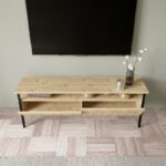 Έπιπλο τηλεόρασης Tuana 140x35x50cm μελαμίνη ed7323 - Image 5