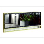 Kαθρέφτης Polka μαύρη μελαμίνη 90x3x37 8cm ed7333 - Image 3