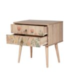 Κομοδίνο City Tulip μελαμίνη 60x40x61cm ed7362 - Image 3