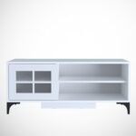 ΄΄Έπιπλο τηλεόρασης Revival άσπρο 125x42x54cm μελαμίνη ed7376 - Image 3