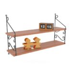 Ραφιέρα Seramoni καρυδί μελαμίνη 72x20x51εκ ed7382 - Image 3