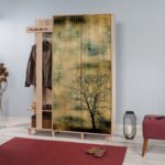 Έπιπλο εισόδου Garmanto δρυς μελαμίνη 135x36x194εκ ed740