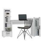 Γραφείο Alba λευκή μελαμίνη 120x60x72cm ed7411 - Image 3