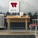 Γραφείο Penna μελαμίνη 120x61 8x74cm oak ed7434