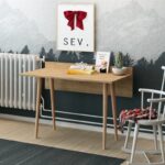 Γραφείο Penna μελαμίνη 120x61 8x74cm oak ed7434 - Image 4