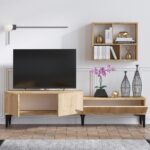 Έπιπλο tv Alice sapphire oak μελαμίνη 180x35x50cm ed7519 - Image 5