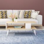 Τραπέζι σαλονιού Ayca Sapphire άσπρο μελαμίνη 90x45x40εκ ed7522 - Image 4