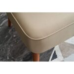 Πολυθρόνα Lais κρεμ 65x65x80cm ed7570 - Image 5