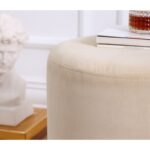 Σκαμπώ Memfis κρεμ 45x40cm ed7626 - Image 3