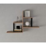 Ράφι τοίχου Diana Sapphire Oak μελαμίνη 60x20x90cm ed7687 - Image 4