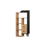 Βιβλιοθήκη Star atlantic pine μαύρο μελαμίνη 61 8x29 8x130εκ ed7764 - Image 4