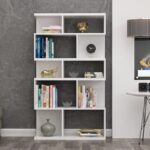 Βιβλιοθήκη Ida άσπρο μελαμίνη 90x30x159εκ ed7814