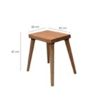 Set βοηθητικά τραπέζια Liscio 55x50x45cm 3τεμ ed7858 - Image 3