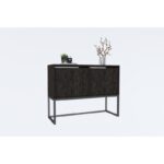 Μπουφέ Zermio ανθρακί χρώμα μελαμίνη 90x34x70cm ed7927 - Image 4