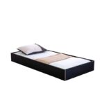 Κρεβάτι Black pull out μαύρο μελαμίνη 93x24x194εκ ed7941 - Image 4