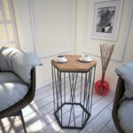 Βοηθητικό τραπέζι Cita Kafkas Oak 40x35x62cm ed7943