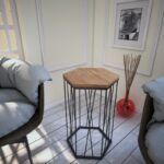 Βοηθητικό τραπέζι Cita Kafkas Oak 40x35x62cm ed7943 - Image 5