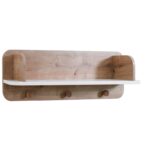 Ραφιέρα Natura Shelf δρυς άσπρο μελαμίνη 82x15x25εκ ed7977 - Image 3