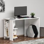 Γραφείο Alya λευκό μελαμίνη 120x60x73 8cm ed8012