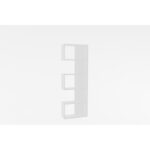 Βιβλιοθήκη Nebu άσπρη μελαμίνη 51 8x150cm ed8023 - Image 4