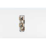 Βιβλιοθήκη Rabant Sapphire μελαμίνη 44x29x140εκ ed8024 - Image 4