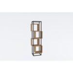 Βιβλιοθήκη Rabant Sapphire μελαμίνη 44x29x140εκ ed8024 - Image 3