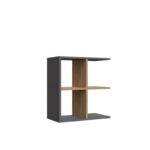 Βοηθητικό τραπεζάκι Hamlet oak ανθρακί μελαμίνη 59 6x29 6x63 2cm ed8068 - Image 3