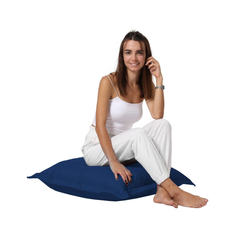 8094_0-800x800 Μαξιλάρι Pouf 70x70 σκούρο μπλε ed8094 - Image 1