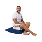 Μαξιλάρι Pouf 70x70 σκούρο μπλε ed8094 - Image 3