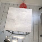 Βοηθητικό τραπέζι Pure Sea Oak μελαμίνη μεταλλικά πόδια 35x62cm ed8140 - Image 4