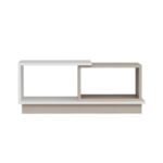 Τραπέζι σαλονιού Viyana άσπρο δρυς μελαμίνη 90x45x36εκ ed8207 - Image 3