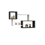 Ράφι τοίχου Afro ανθρακί μελαμίνη 90 6x22x51cm  ed8387 - Image 4