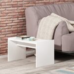 Βοηθητικό τραπέζι Apollon άσπρο χρώμα μελαμίνη 63 6x35cm ed8413 - Image 5