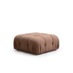Σκαμπό Bubble Pouffe Bouclette καφέ 95x65x45εκ ed8522