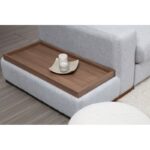 Γωνιακός καναπές Loop 332x194cm γκρι ed8545 - Image 5