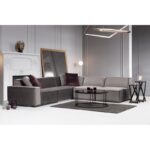 Γωνιακός καναπές Lego 300x276cm γκρι ed8551