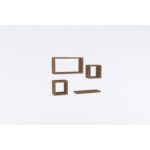 Ράφι τοίχου Babi Sapphire Oak μελαμίνη 24x15x44cm ed8566 - Image 3